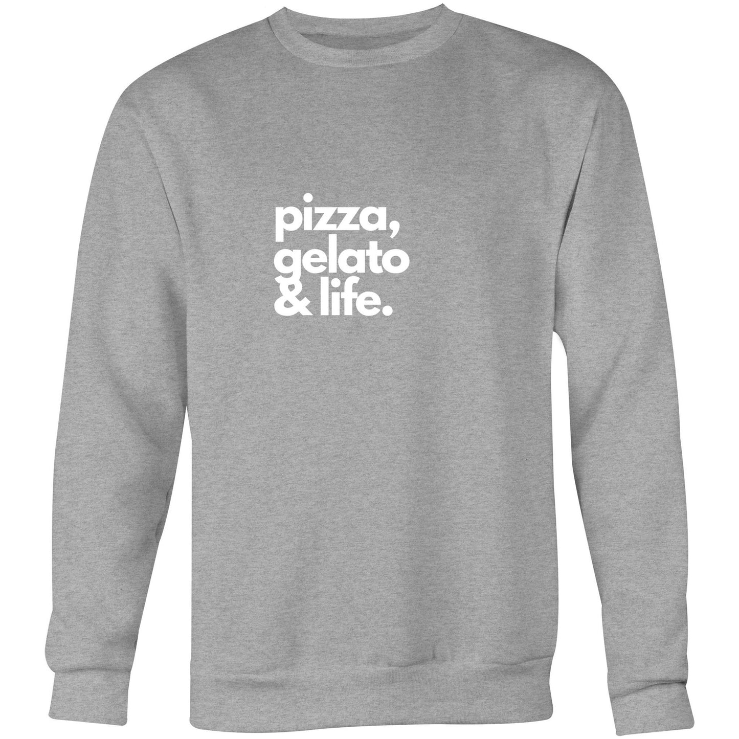 pizza,gelato & life - Crew Sweatshirt