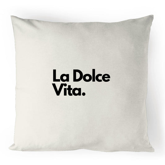 La Dolce Vita. 100% Linen Cushion Cover