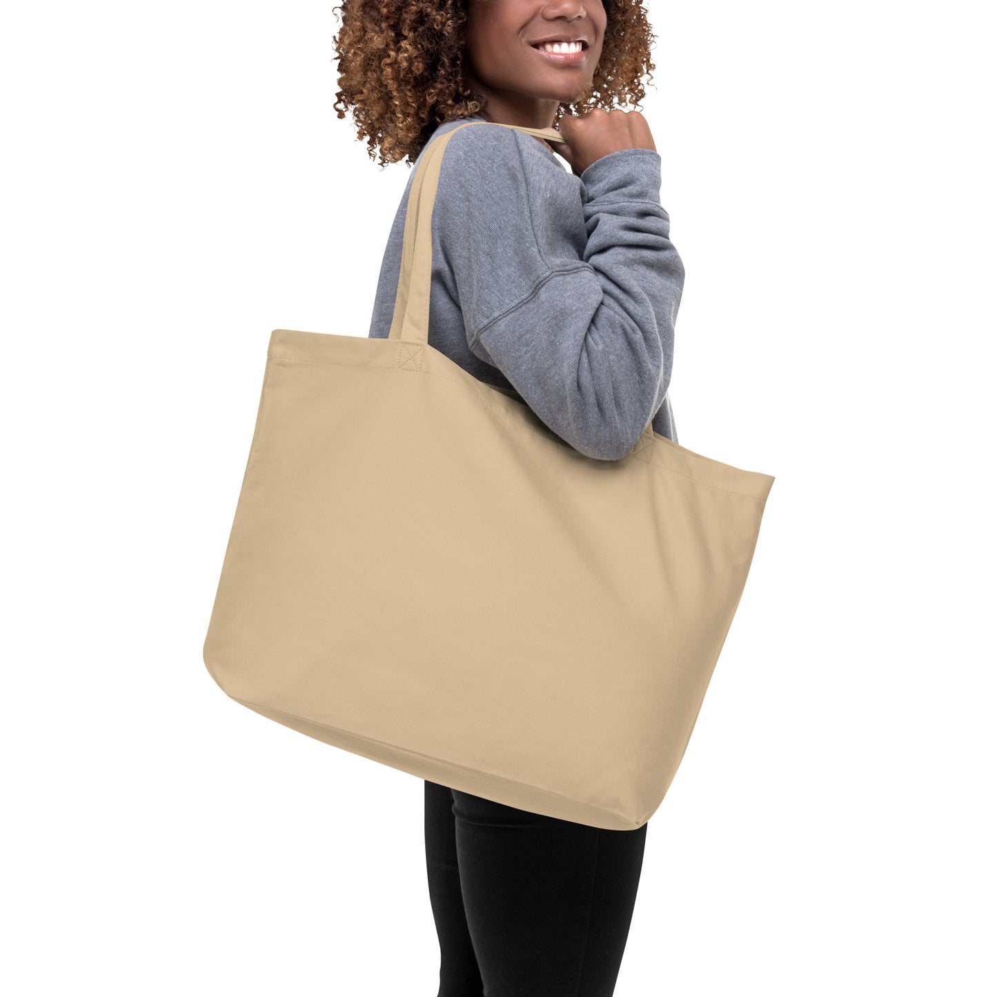Large organic Single-minded tote bag